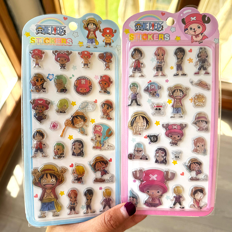 Phone Accessories Toys - Japanese Style Cute One Piece Sticker