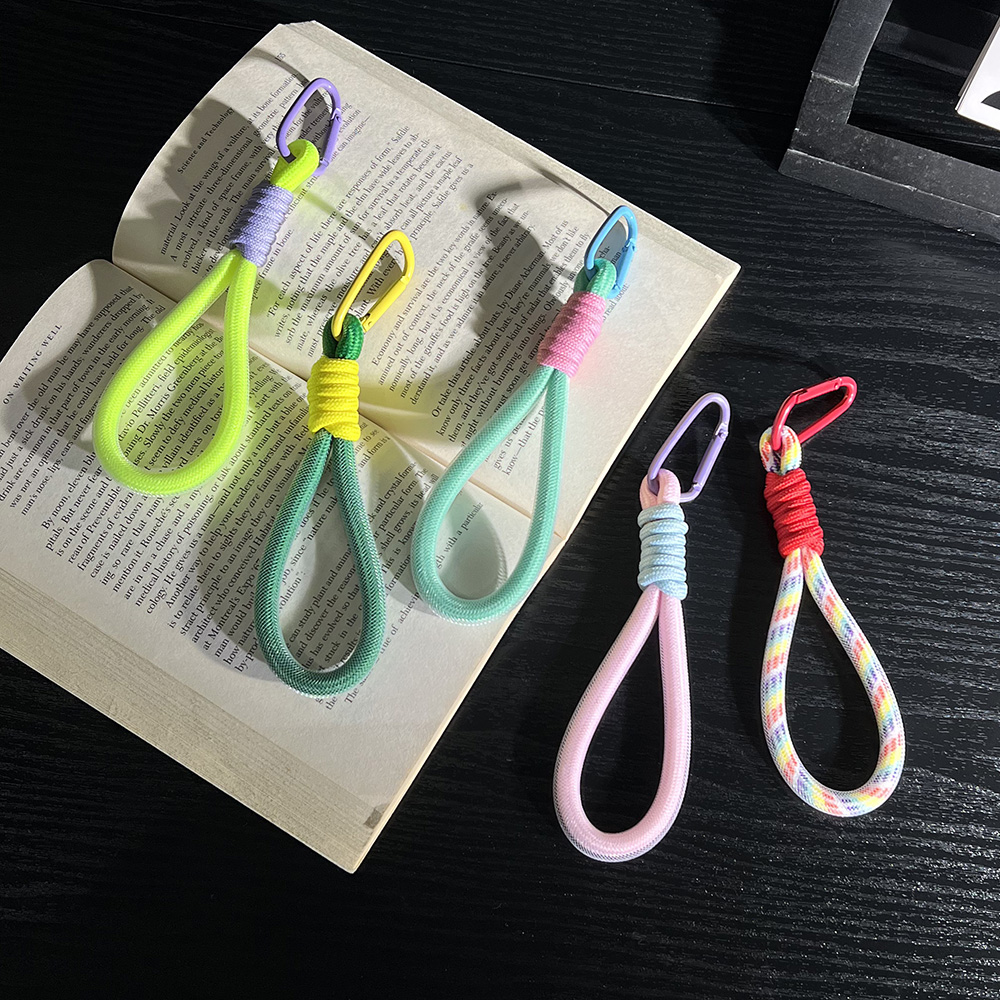Phone Accessories And Gadgets - Mesh Landyard Fluorescent Pendant Mobile Phone