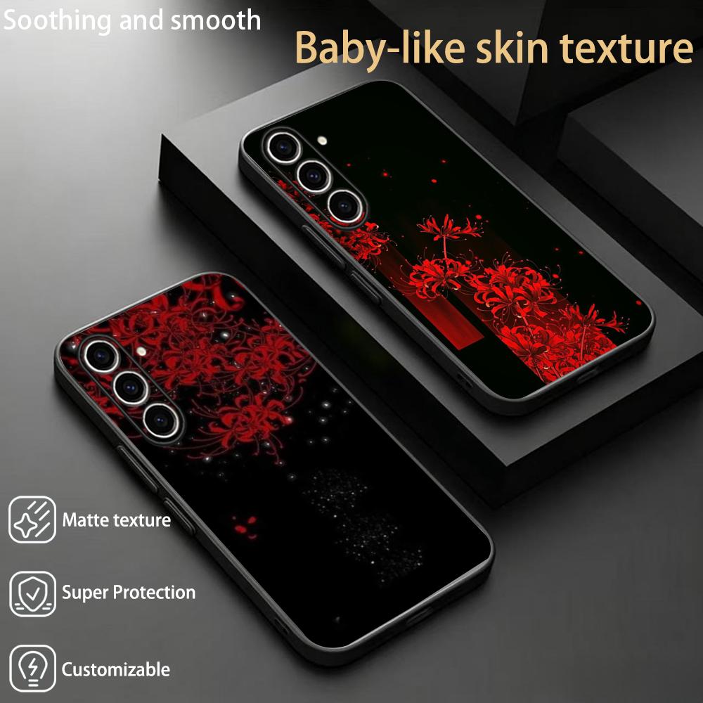 Phone Accessories Red - Red spider lily Japan art fashion