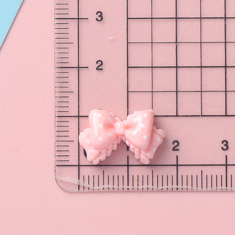 10pcs Kawaii Pink Dot Bow DIY  - огляд і ціна Phone Accessories Clipart