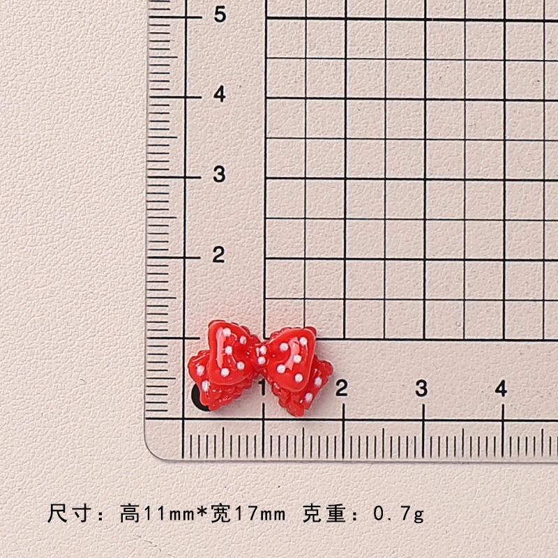 10pcs Kawaii Pink Dot Bow DIY  - огляд і ціна Phone Accessories Clipart