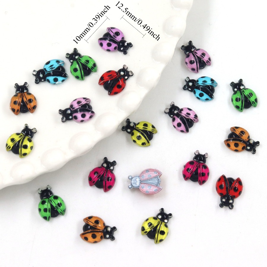 50Pcs Cross border Ladybug Res - огляд і ціна Phone Accessories Clipart