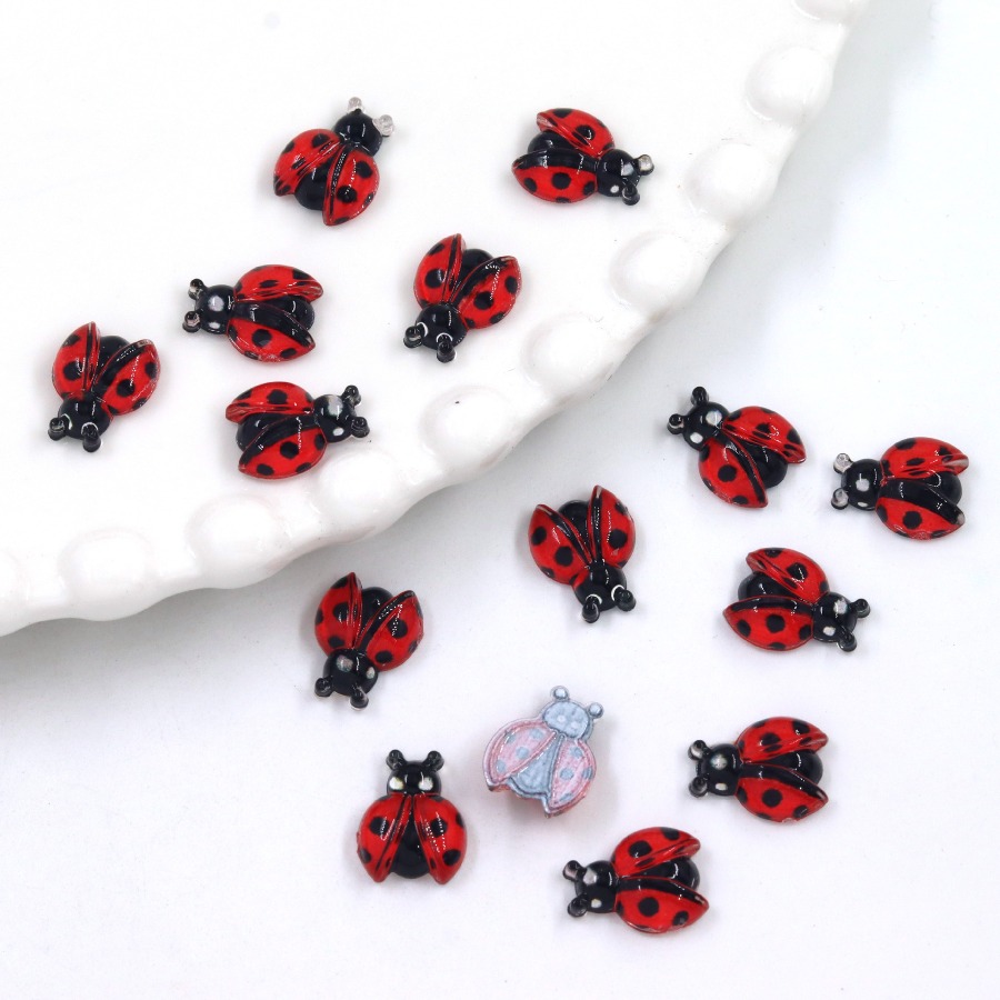 50Pcs Cross border Ladybug Res - огляд і ціна Phone Accessories Clipart
