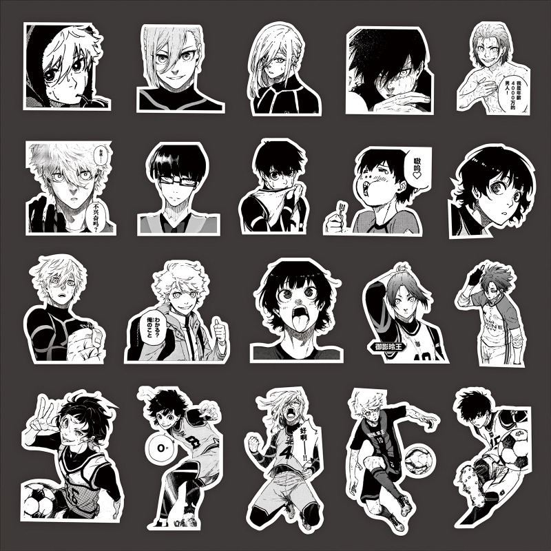 70pcs Blue Lock Anime Stickers - огляд і ціна Phone Accessories Toys