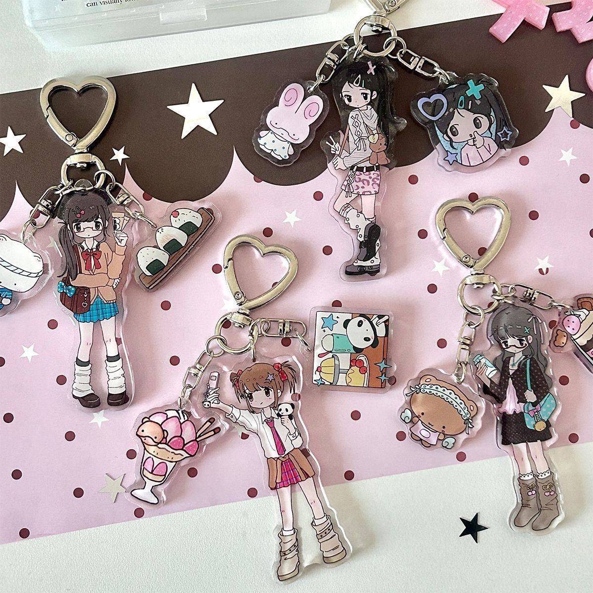 Cute Girl Aesthetic Acrylic Ph - огляд і ціна Phone Accessories Toys