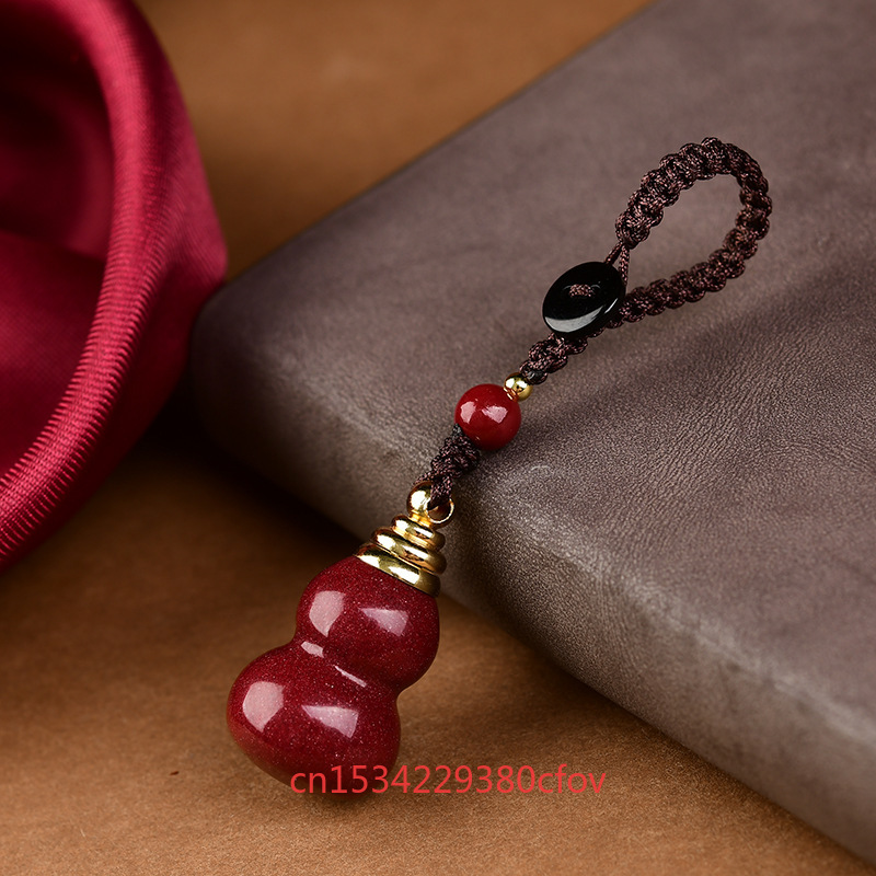Luxury Red Cinnabar The Gourd  - огляд і ціна Phone Accessories Red