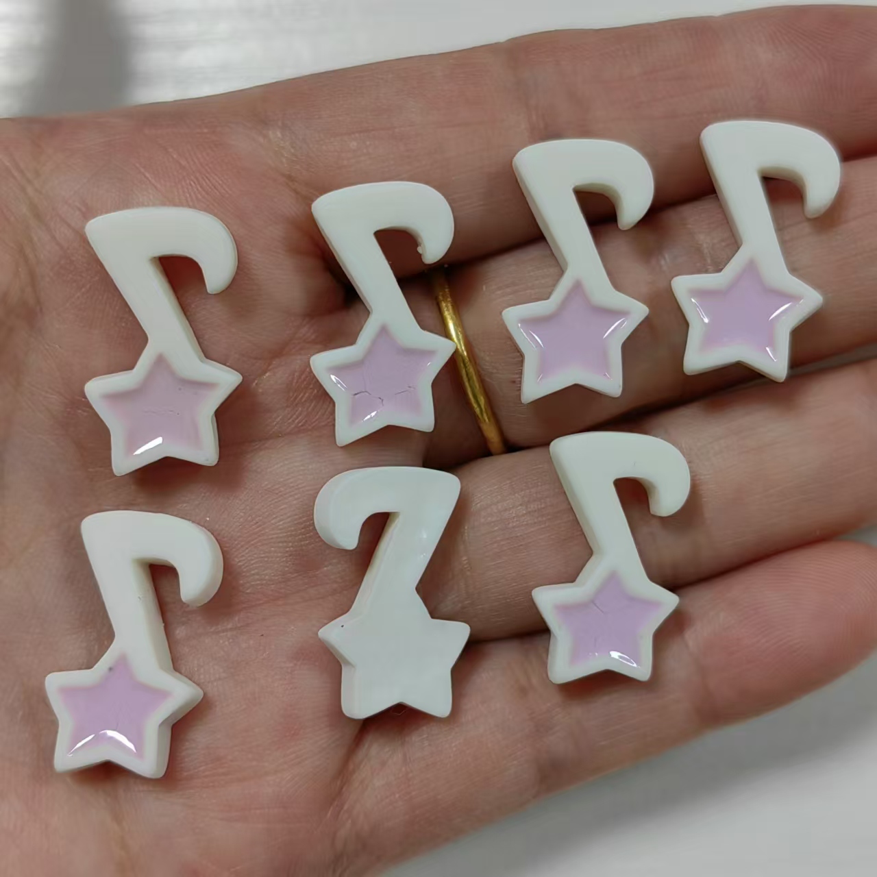 10Pcs Resin Star Music Eight N - огляд і ціна Phone Accessories Clipart