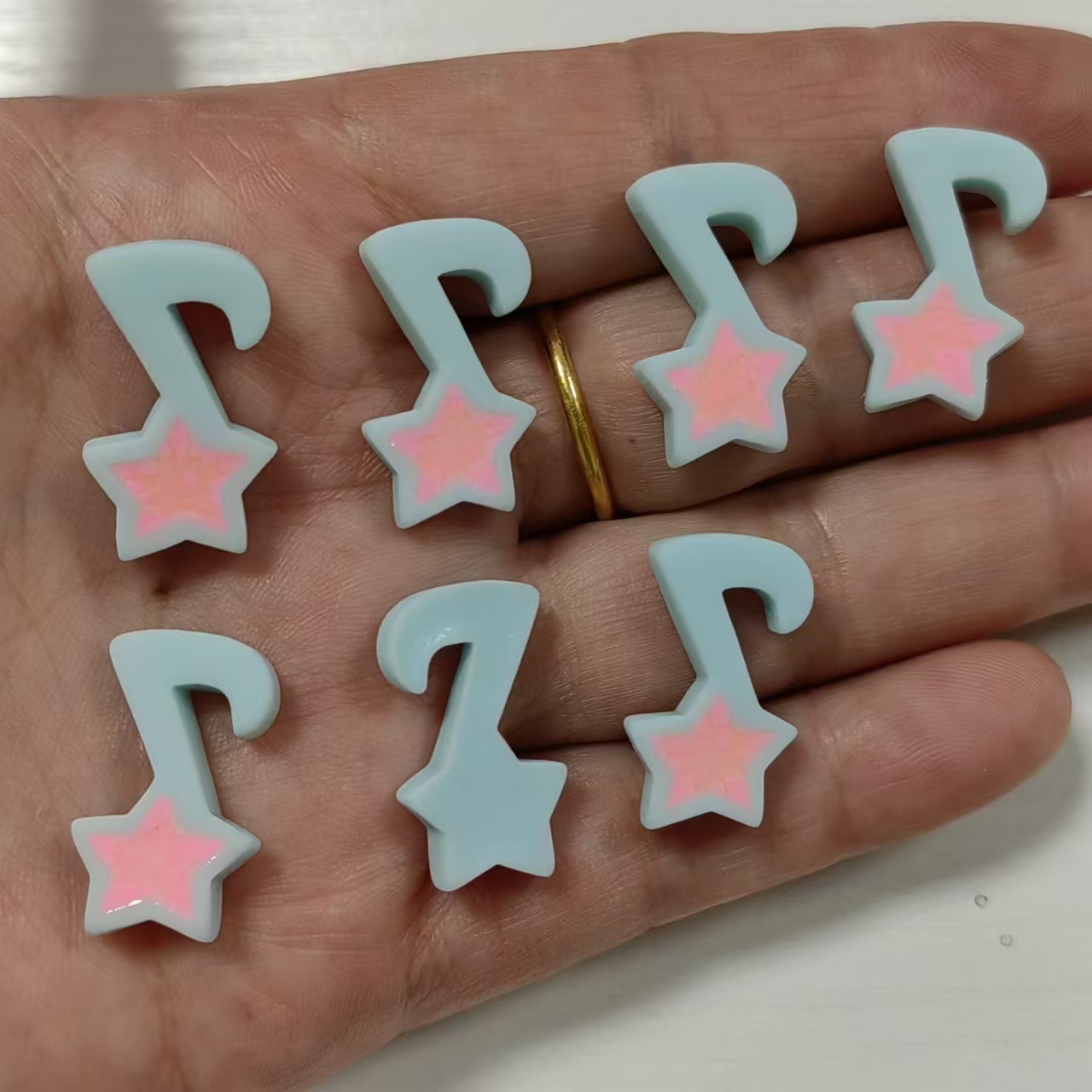 10Pcs Resin Star Music Eight N - огляд і ціна Phone Accessories Clipart