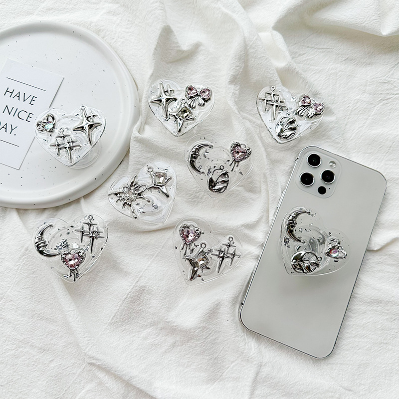 Clear Heart Phone Grip Holder  - огляд і ціна Phone Accessories And Gadgets