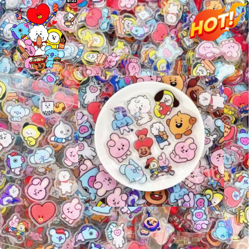100 Mini BT21 Acrylic Plate DI - огляд і ціна Phone Accessories Toys