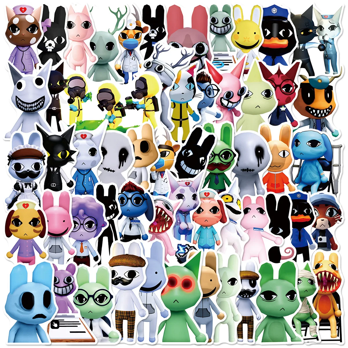 Hot 50PCS Horror Game Animal H - огляд і ціна Phone Accessories Toys