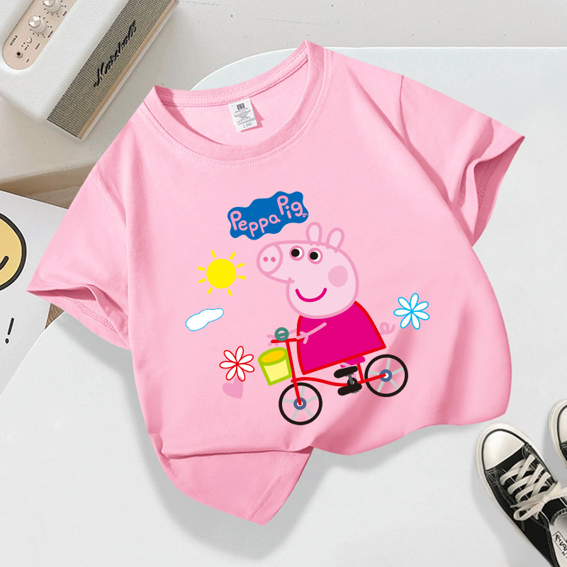 Peppas Pig Series T-shirt Shor - огляд і ціна Phone Accessories On Top