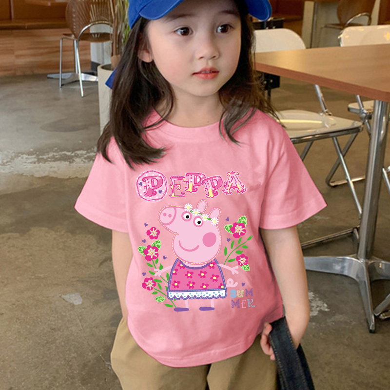 Peppas Pig Series T-shirt Shor - огляд і ціна Phone Accessories On Top
