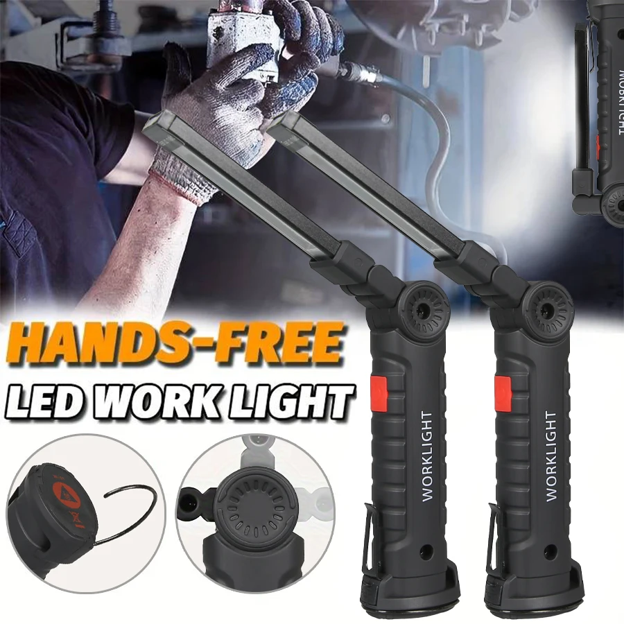 New Portable COB LED Flashligh - огляд і ціна Type C Adapter
